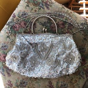 Beaded evening bag